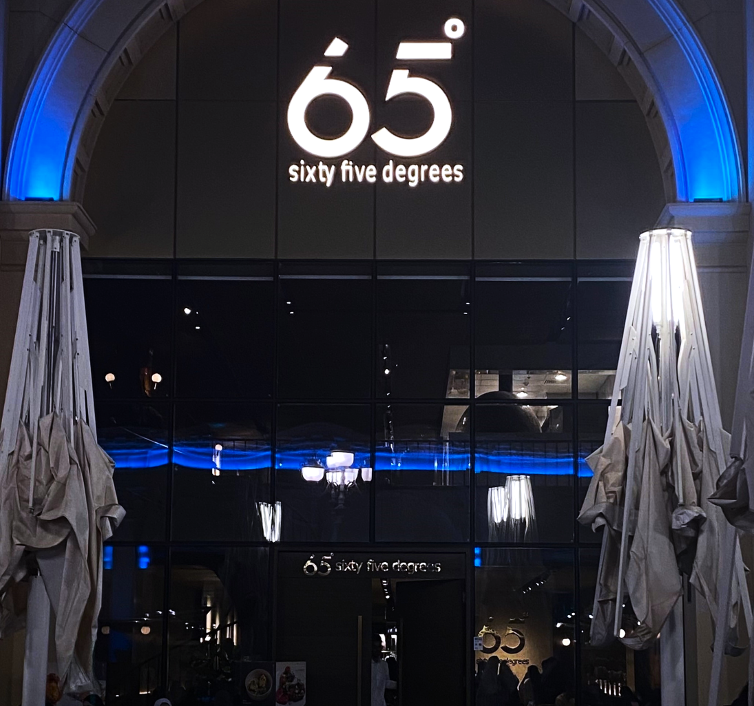 65 Degrees Restaurant .